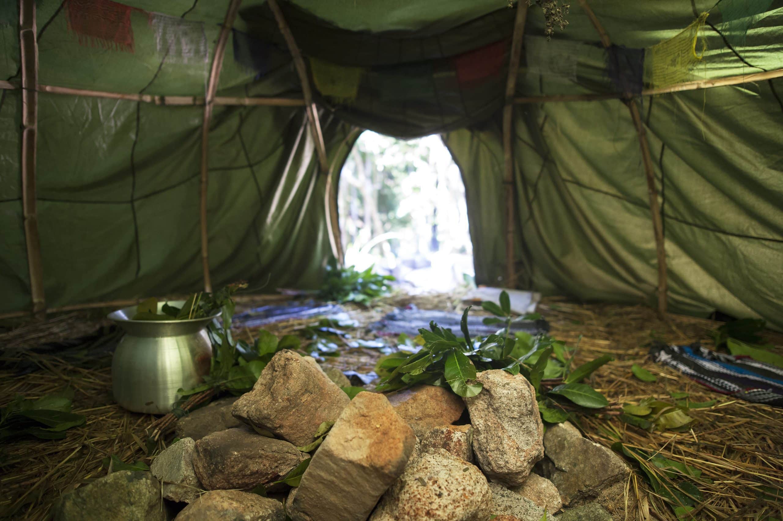 Mexican,Or,Indian,Sauna,Hut.,Sweat,Lodge.