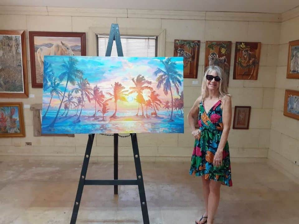 Pointed at the Sun 54×30 with susan