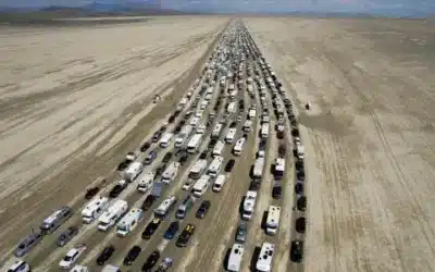 The Irony of Burning Man