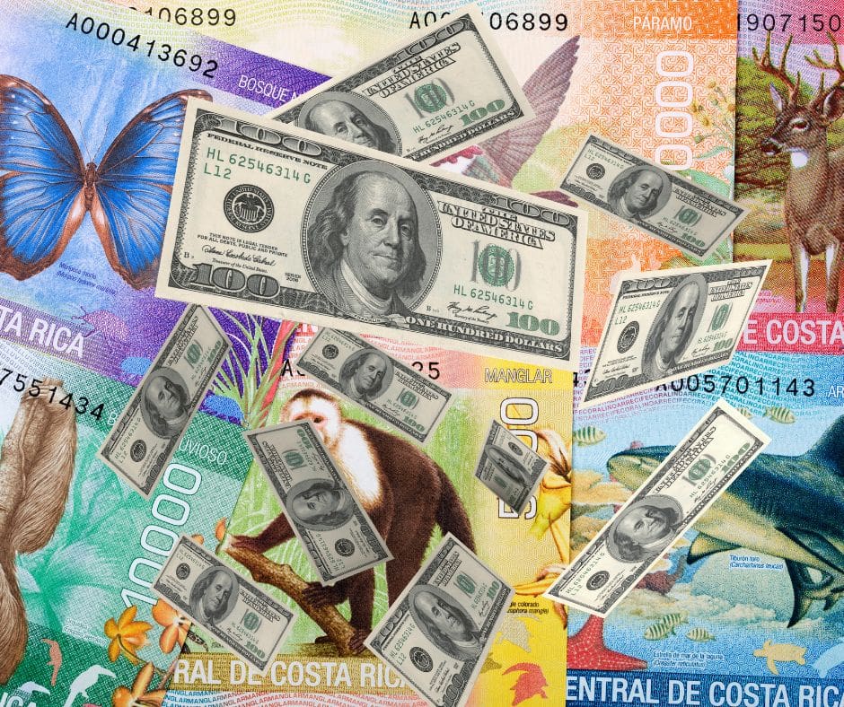 Exchange Dollars vrs Colones