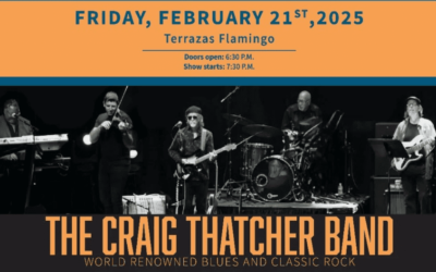 Craig Thatcher Band on Feb 21st at Playa Flamingo for Abriendo Mentes