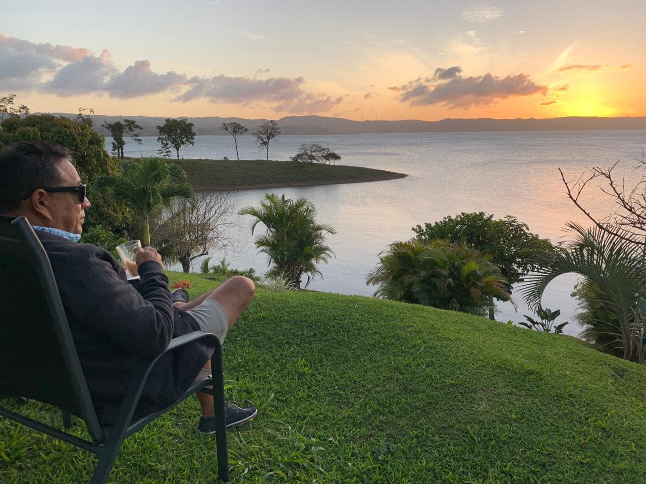 Sunset from Nuevo Arenal