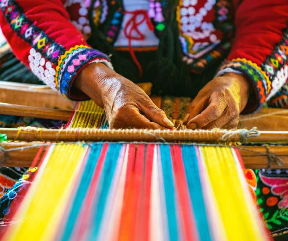 Fabric Indigenous Art