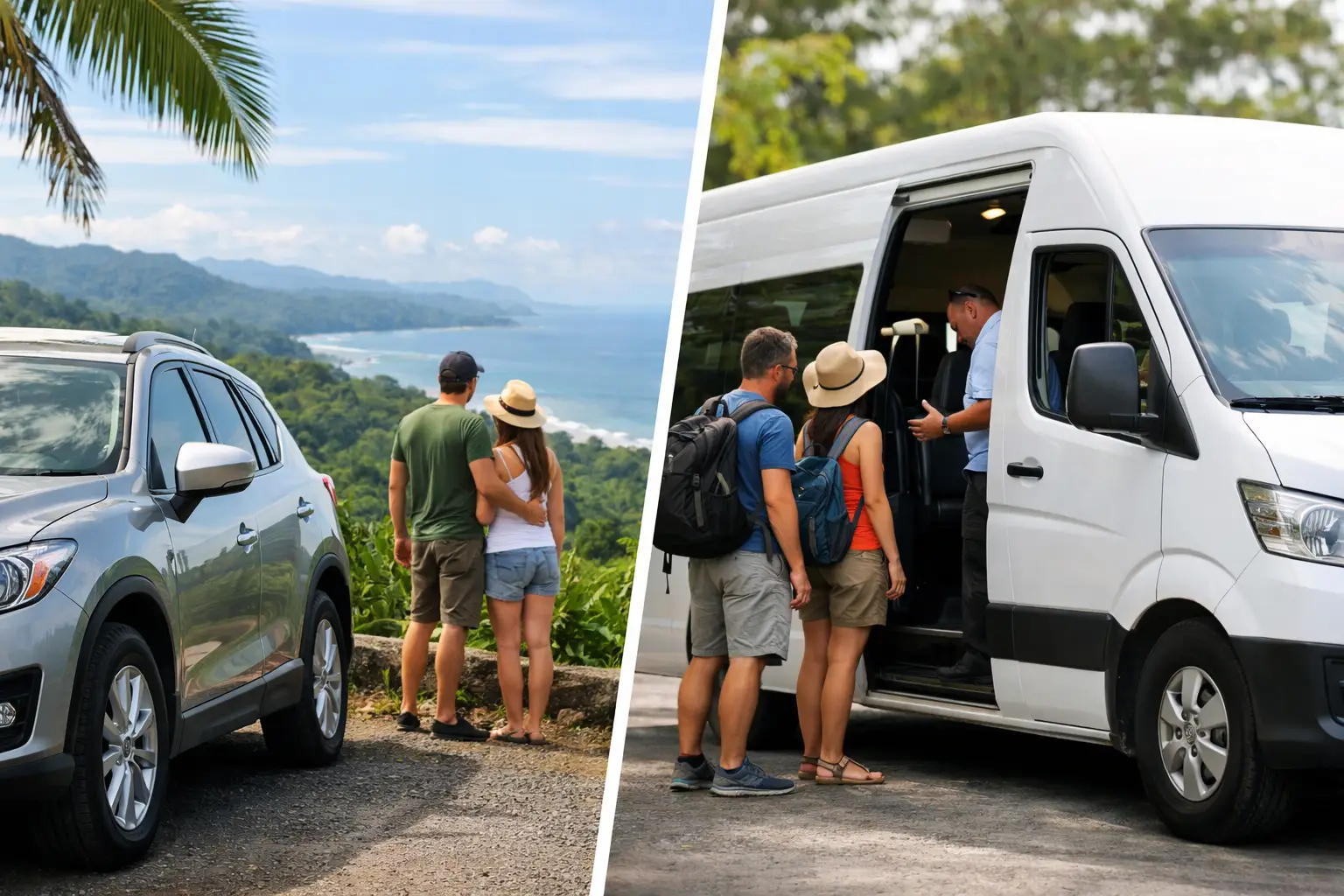 Costa Rica Car Rental vs Shuttle Costa Rica Car Rental vs Shuttle