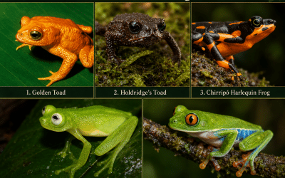 Costa Rica’s Reptiles, Lizards, Snakes, Frogs and Toads Found Nowhere Else