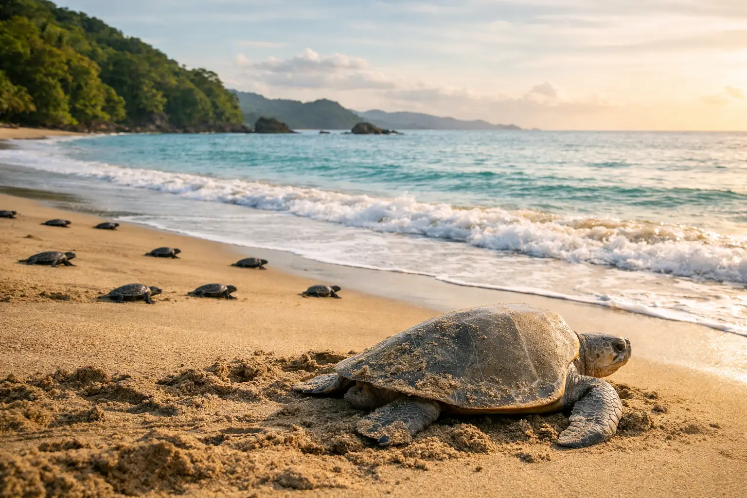 Costa Rica Turtle Nesting: Where and When Costa Rica Turtle Nesting: Where and When